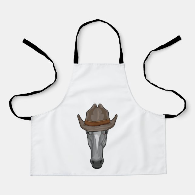 Horse as Cowboy with Hat Apron (Front)