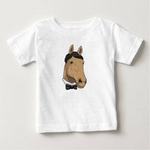Horse as Gentleman with Bow tie Baby T-Shirt