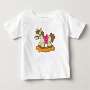 Horse as Rocking horse.PNG Baby T-Shirt