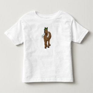 Horse as Runner with Towel Toddler T-shirt