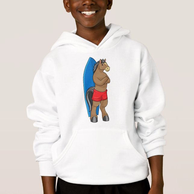 Horse as Surfer with Surfboard (Front)
