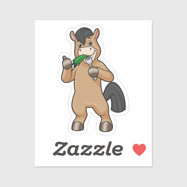 Horse at Eating Vegan (Sheet)