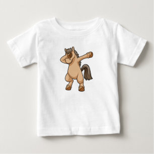 Horse at Hip Hop Dance Dab Baby T-Shirt