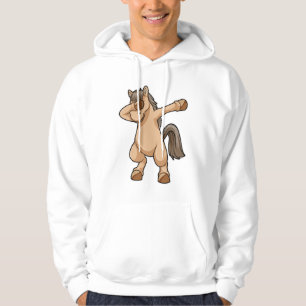 Horse at Hip Hop Dance Dab Hoodie