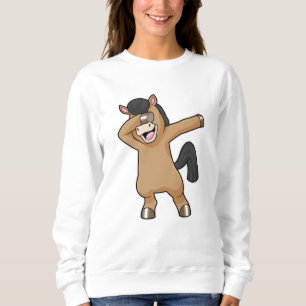 Horse at Hip Hop Dance Dab Sweatshirt