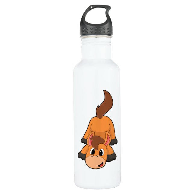 Horse at Playing 710 Ml Water Bottle (Front)