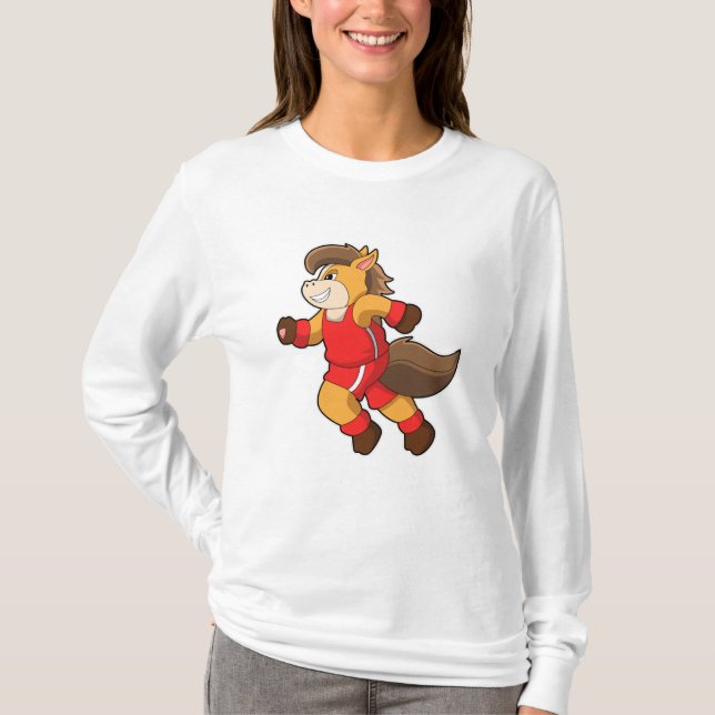 Horse at Running T-Shirt (Front)