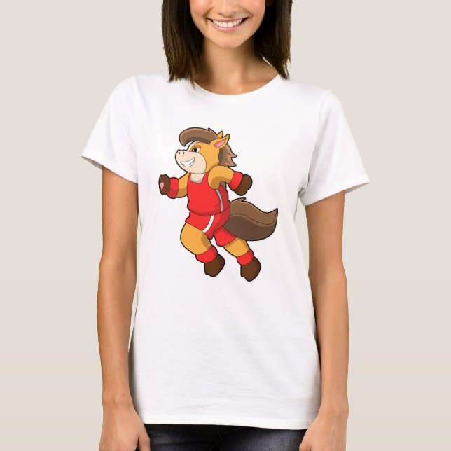 Horse at Running T-Shirt (Front)