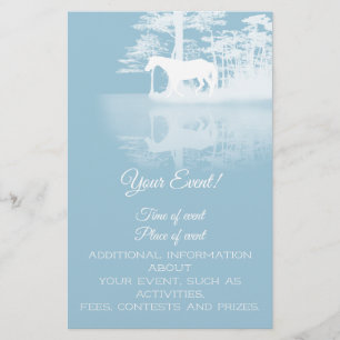 Horse At Twilight Flyer