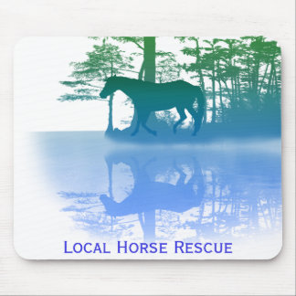 Horse At Twilight Mouse Pad