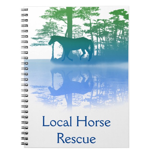 Horse At Twilight Notebook (Front)