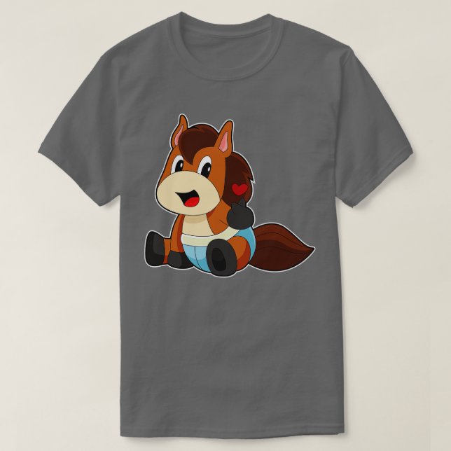 Horse Ba  T-Shirt (Design Front)