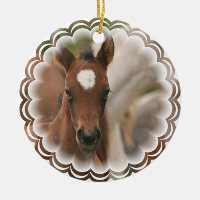 Horse Baby Ornament (Front)