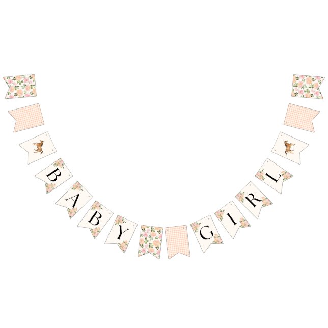 Horse Baby Shower Bunting Banner (All)