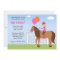 Horse Back Riding Birthday Party Invitation