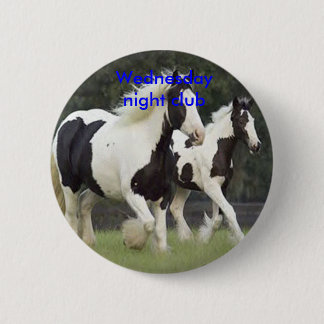 Horse badge 2 inch round button