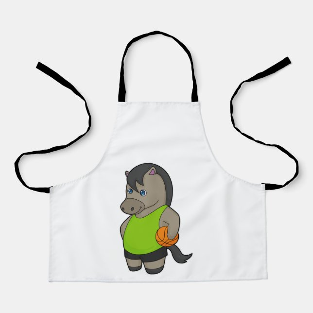 Horse Basketball player Basketball Apron (Front)