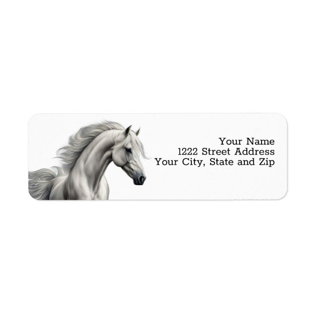 Horse Beautiful Return Address Label (Front)