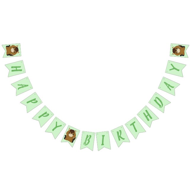 Horse Birthday Party Bunting Flags (All)