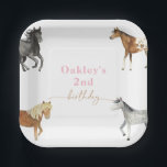Horse Birthday Party Plates<br><div class="desc">Horse Birthday Party Plates
Ready to be personalized by you!</div>