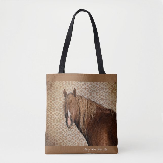 Horse Blanket Tote bag (Front)