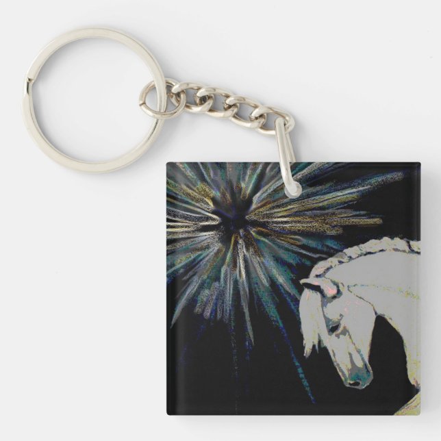 Horse Blast Keychain (Front)