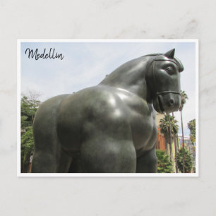 horse botero postcard