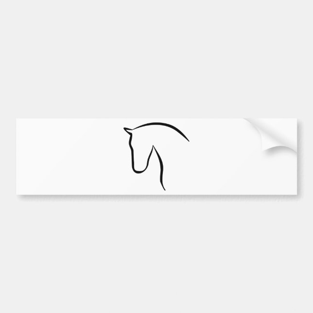 horse bumper sticker (Front)