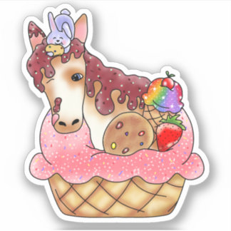 Horse & Bunny Cupcake Dessert |