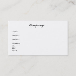 HORSE BUSINESS CARD