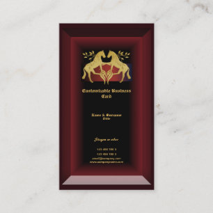 Horse business profile ranch western business card