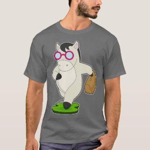 Horse Business woman Briefcase T-Shirt