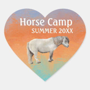 Horse Camp Summer Custom year stickers