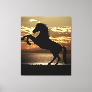 horse canvas print