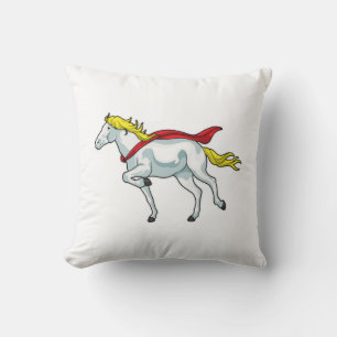 Horse Cape Throw Pillow