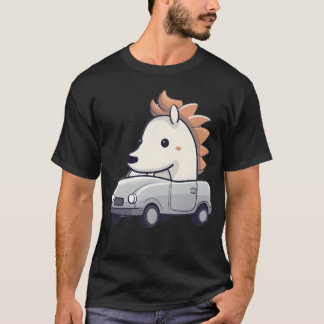 Horse Car Sweet Little Spoiled Horse Head boy T-Shirt
