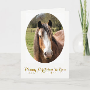 HORSE CARD