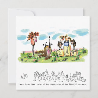 Horse Card - Birthday Card for horse lovers