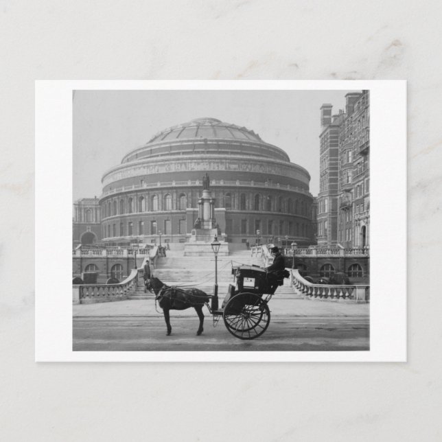 Horse carriage at Albert Hall London 1904, England Postcard (Front)