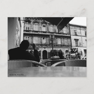 Horse & Carriage in Krakow Postcard