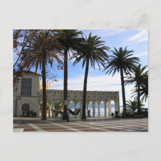 Horse & Carriage On The Promenade In Nerja, Spain Postcard