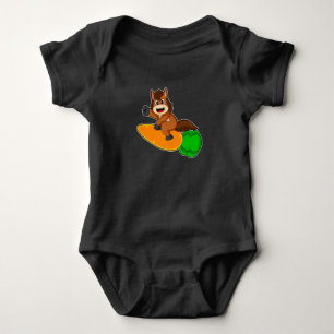 Horse Carrot Rocket Baby Bodysuit