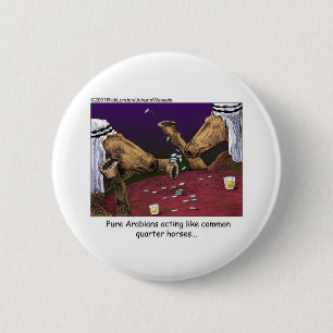Horse Cartoon Gifts Tees & Collectibles 2 Inch Round Button