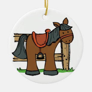 Horse Ceramic Ornament