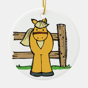 Horse Ceramic Ornament