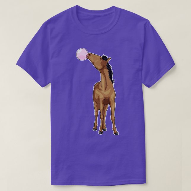 Horse Chewing gum T-Shirt (Design Front)