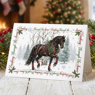 Horse Christmas Card