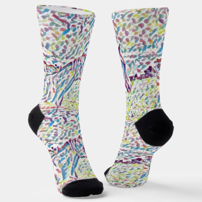 Horse Colors Of Life,  Crew Socks (Angled)