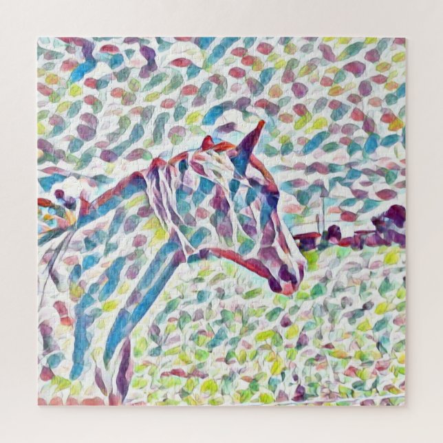 Horse Colours Of Life,  Jigsaw Puzzle (Vertical)