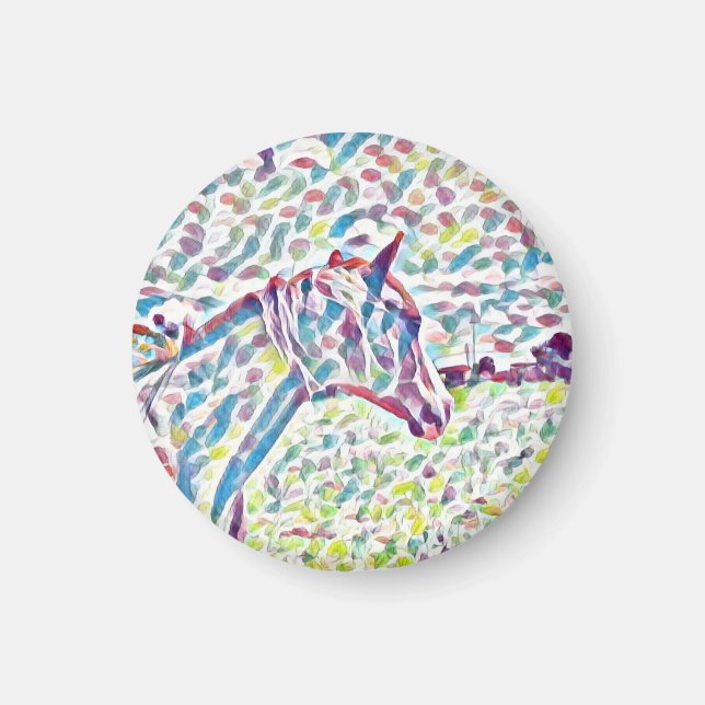 Horse Colours Of Life, Magnet (Front)